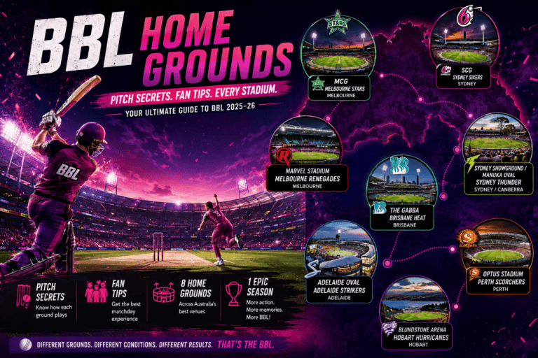 BBL Home Grounds Explained: Every Stadium's Pitch Secrets & Fan Tips (2026 Guide)