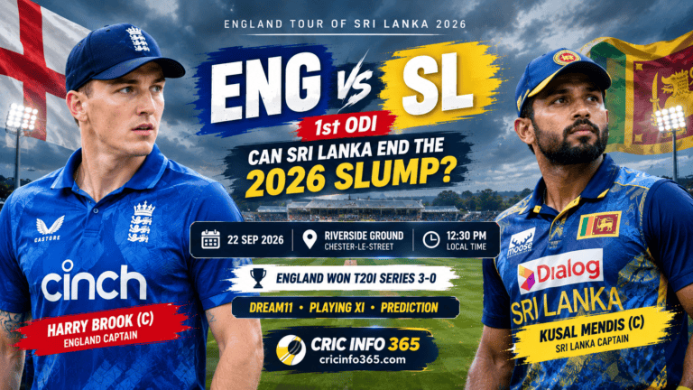 England vs Sri Lanka 1st ODI Prediction and Preview